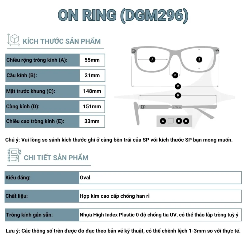 GỌNG KÍNH THỜI TRANG GENTLE MONSTER ON RING