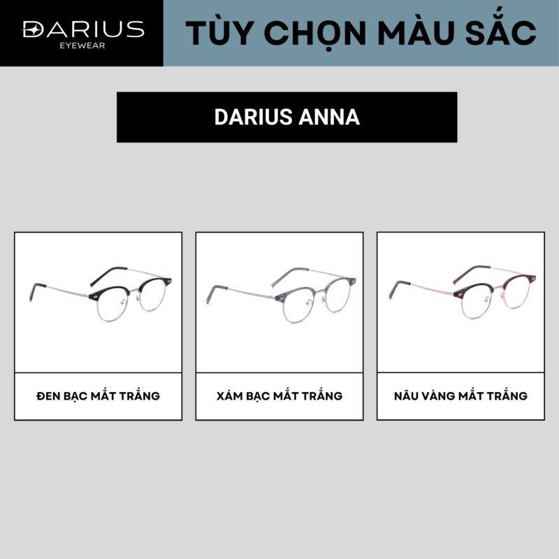 GỌNG KÍNH CẬN TRÒN DARIUS ANNA