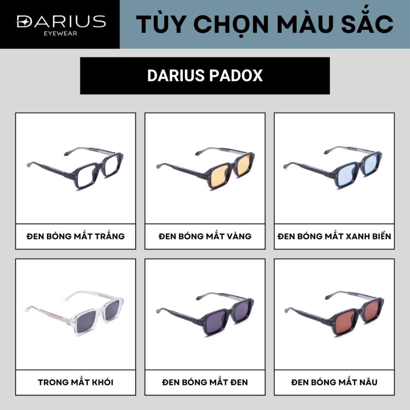 GỌNG KÍNH CẬN NAM DARIUS PADOX