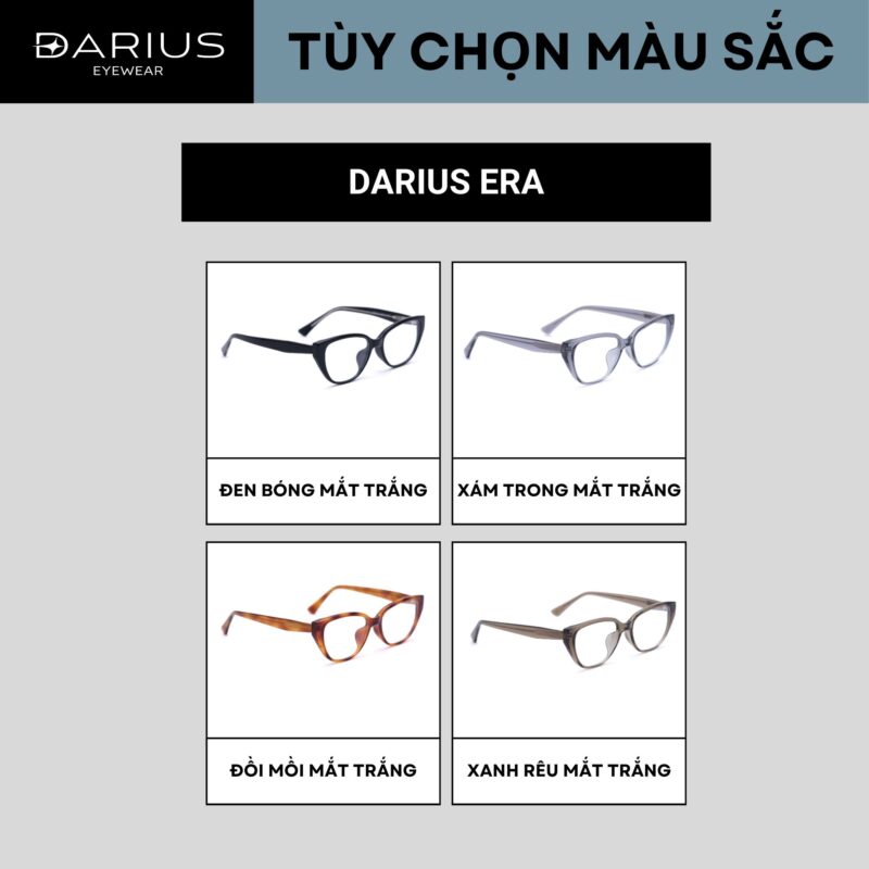 GỌNG KÍNH CẬN MẮT MÈO DARIUS ERA
